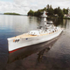 Image for article titled Man Finishes 30-feet WWII German Battleship Model, Prepares to Invade Poland Soon